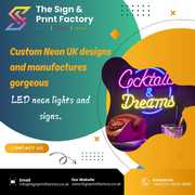 LED signs | LED Neon Signs made in the UK | Signprint Factory